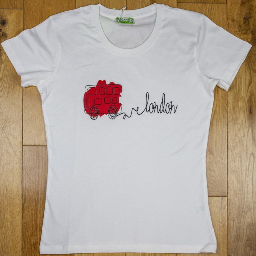 London Bus Women T-Shirt - www.thecottonhill.com
