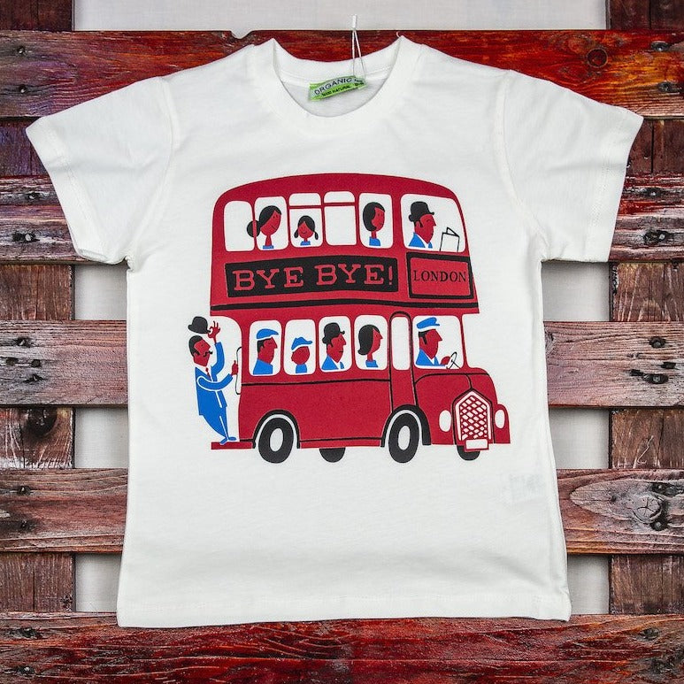 Bye Bye London Kids T-Shirt - www.thecottonhill.com