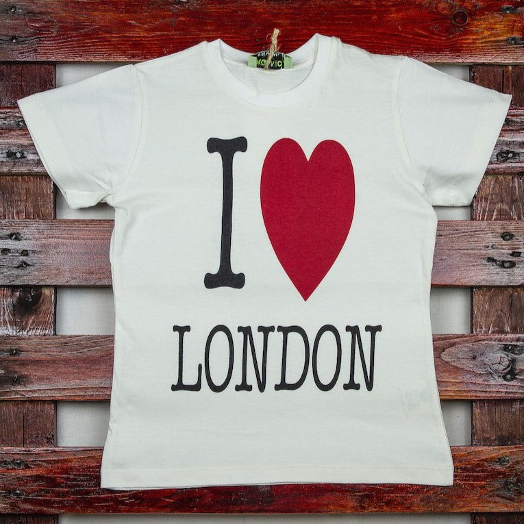 I Love London Kids T-Shirt - www.thecottonhill.com