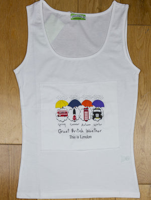 Great British Weather Tank Top - www.thecottonhill.com